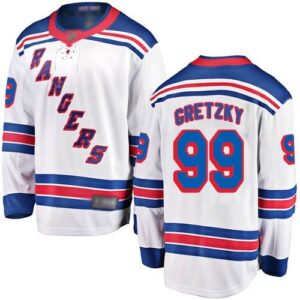 Rangers 99 Wayne Gretzky White Men Jersey