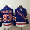 Rangers 93 Mika Zibanejad Blue Men Jersey