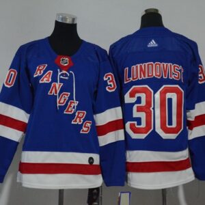 Rangers 30 Henrik Lundqvist Blue Youth Jersey