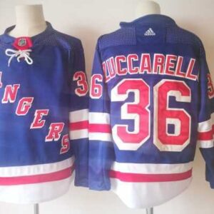 Rangers 36 Mats Zuccarello Blue Men Jersey