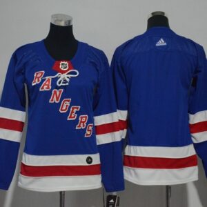 Rangers Blank Blue Women Jersey