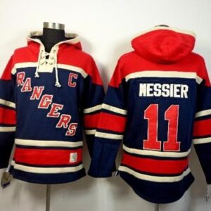 Rangers 11 Mark Messier Navy Blue Men Sweatshirt