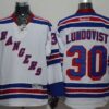 Rangers 30 Henrik Lundqvist White Men Jersey