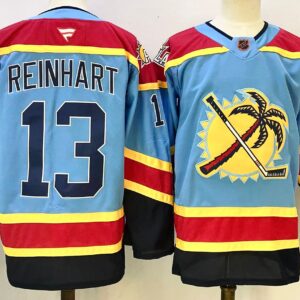 Panthers 13 Sam Reinhart Blue New Men Jersey