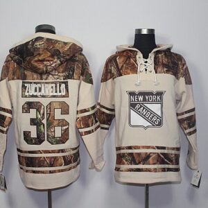 Rangers 36 Mats Zuccarello Blank Old Time Natural Realtree Camo Xtra Lacer Men Sweatshirt