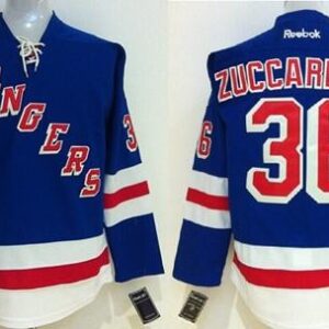 Rangers 36 Mats Zuccarello Blue Home Women Jersey