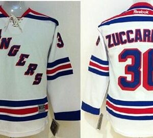 Rangers 36 Mats Zuccarello White Youth Jersey