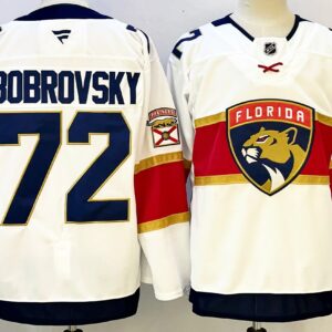 Panthers 72 Sergei Bobrovsky White New Men Jersey