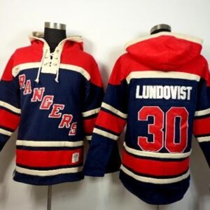 Rangers 30 Henrik Lundqvist Navy Blue Men Sweatshirt