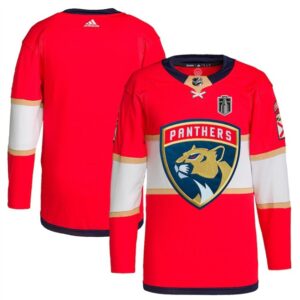 Panthers Blank Red 2024 Stanley Cup Final Patch Men Jersey
