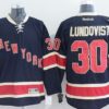 Rangers 30 Henrik Lundqvist Dark Blue 85TH Third Men Jersey