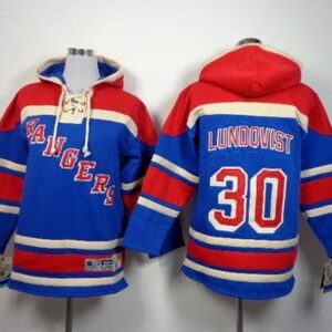 Rangers 30 Henrik Lundqvist Blue Youth Sweatshirt