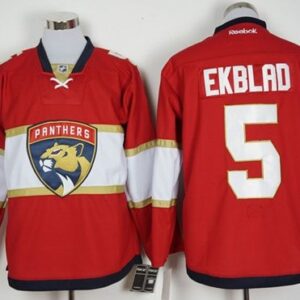 Panthers 5 Aaron Ekblad Red New Men Jersey