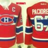 Canadiens 67 Max Pacioretty Red Home C Patch Women Jersey