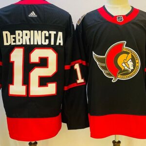 Senators 12 Debrincta Black Men Jersey