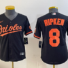Baltimore Orioles 8 Cal Ripken Jr Black Cool Base Youth Jersey