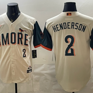 Baltimore Orioles 2 Gunnar Henderson Natural 2026 City Connect Cool Base Men Jersey
