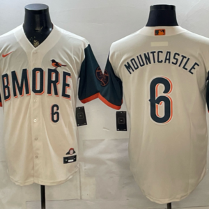 Baltimore Orioles 6 MOUNTCASTLE Natural 2026 City Connect Cool Base Men Jersey