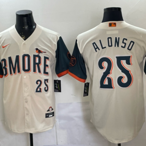 Baltimore Orioles 25 Pete Alonso Natural 2026 City Connect Cool Base Men Jersey
