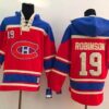 Canadiens 19 Larry Robinson Red Men Sweatshirt