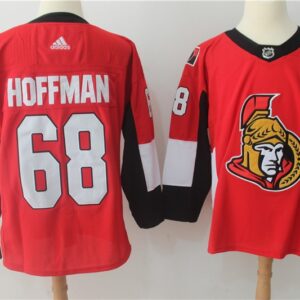 Senators 68 Mike Hoffman Red Men Jersey