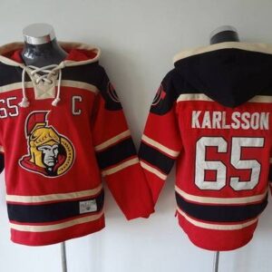 Senators 65 Erik Karlsson Old Time Red Men Hoodie