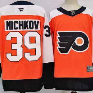Flyers 39 Michkov Orange 2024 New  Men Jersey