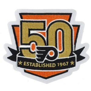 2017 Philadelphia Flyers 50th Anniversary Jersey Patch