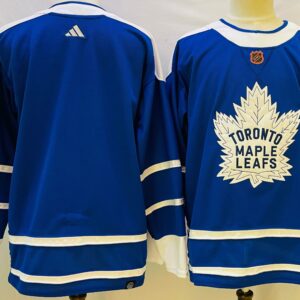 Leafs Blank Blue 2022-23 Retro Adidad Men Jersey
