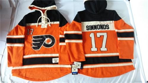 Flyers 17 Wayne Simmonds Orange Men Sweatshirt
