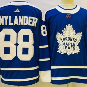 Leafs 88 William Nylander Blue 2022-23 Retro Adidad Men Jersey