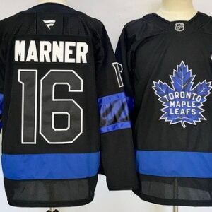 Leafs 16 Mitchell Marner Black New Men Jersey