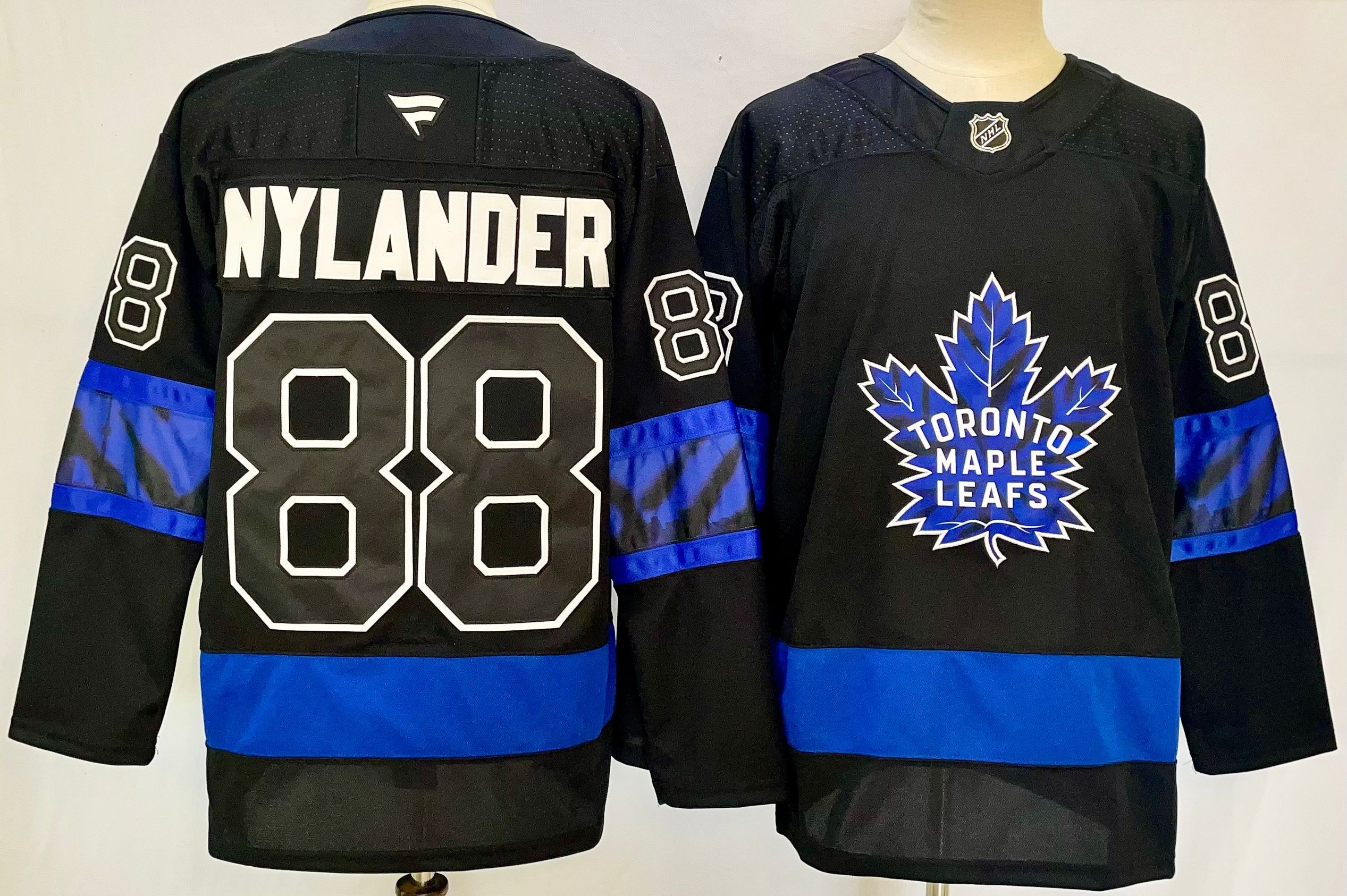 Leafs 88 William Nylander Black 2024 New Men Jersey