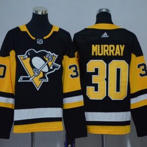 Penguins 30 Matt Murray Black Youth Jersey