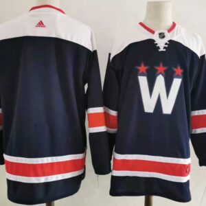 Capitals Blank Navy 2021 New Men Jersey