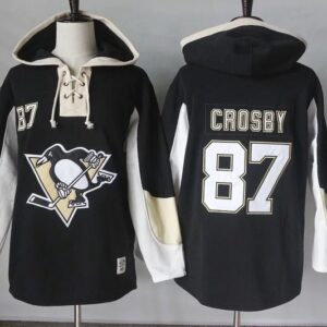 Penguins 87 Sidney Crosby Black Men Sweatshirt