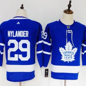 Maple Leafs 29 William Nylander Blue  Women Jersey