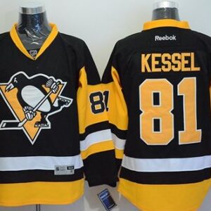 Penguins 81 Phil Kessel Black Alternate Men Jersey