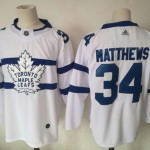 Maple Leafs 34 Auston Matthews 2018 Stadium Series White Men Jersey