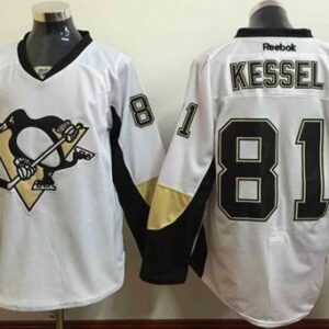 Penguins 81 Phil Kessel White Away Men Jersey