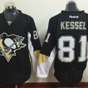 Penguins 81 Phil Kessel Black Home Men Jersey