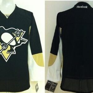 Penguins Blank Black Youth Jersey