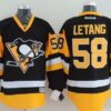 Penguins 58 Kris Letang Black Alternate Men Jersey