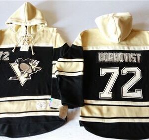 Penguins 72 Patric Hornqvist Black Men Sweatshirt