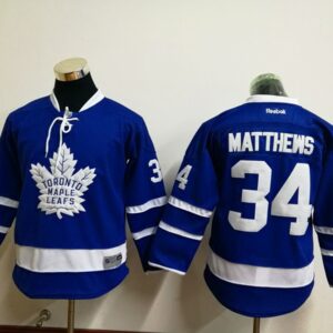 Maple Leafs 34 Auston Matthews 2016 Blue Reebok Youth Jersey