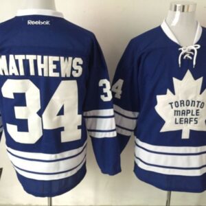 Maple Leafs 34 Auston Matthews 2016 Blue Reebok Men Jersey