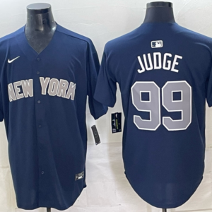 New York Yankees 99 Aaron Judge Navy Men Jersey 1