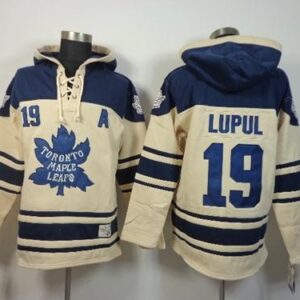 Maple Leafs 19 Joffrey Lupul Cream Men Sweatshirt