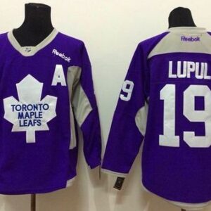 Maple Leafs 19 Joffrey Lupul Purple Fights Cancer Men Jersey