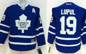 Maple Leafs 19 Joffrey Lupul Blue With A Patch Youth Jersey